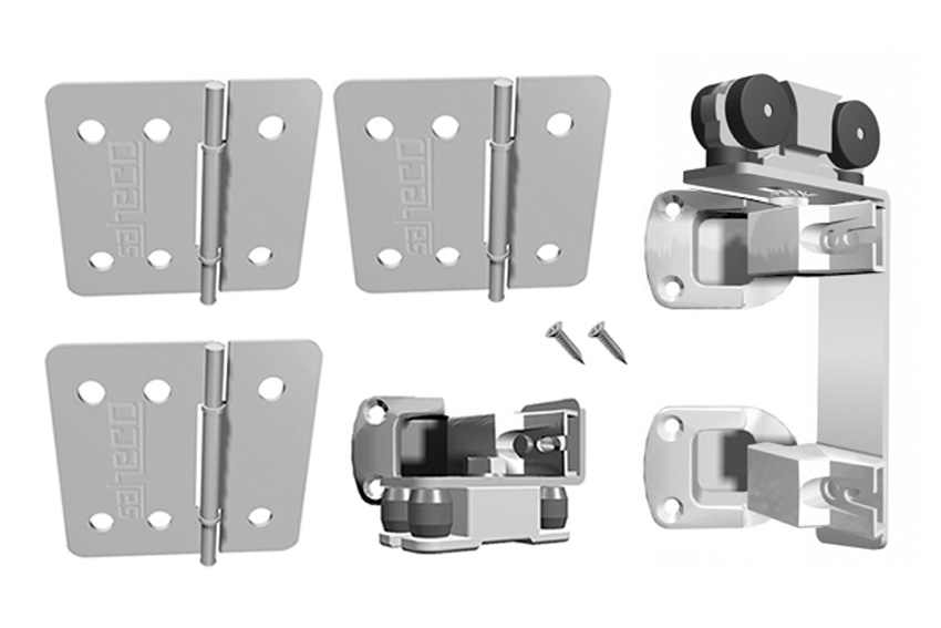 SF-30D fitting set for 2 panels with bottom guide 